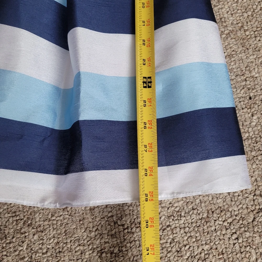 NWT Pretty As A Picture Blue and White Dress Size 12